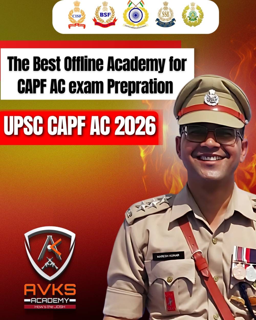 AVKS Academy: The Best Offline Academy for CAPF AC Exam Preparation