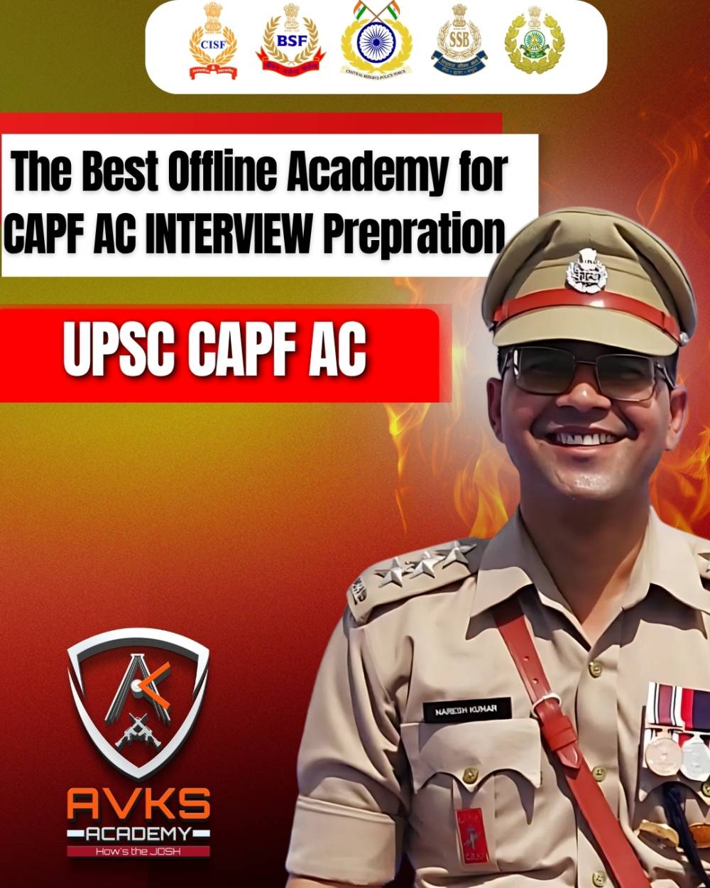 AVKS Academy: The Best Offline Institute for CAPF AC Interview Preparation