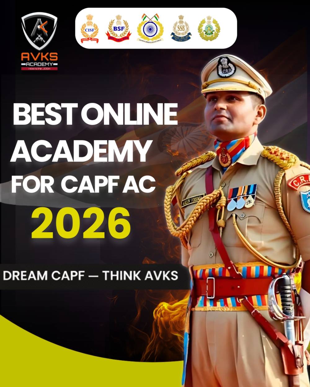 AVKS – The Best Online Academy for CAPF Assistant Commandant Exam