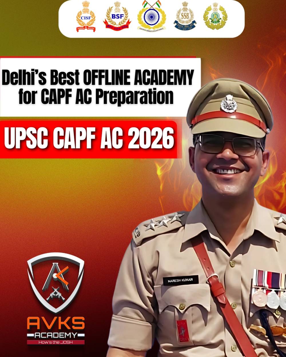 Why AVKS Academy Is Delhi’s Most Trusted Offline ACADEMY for CAPF AC Success
