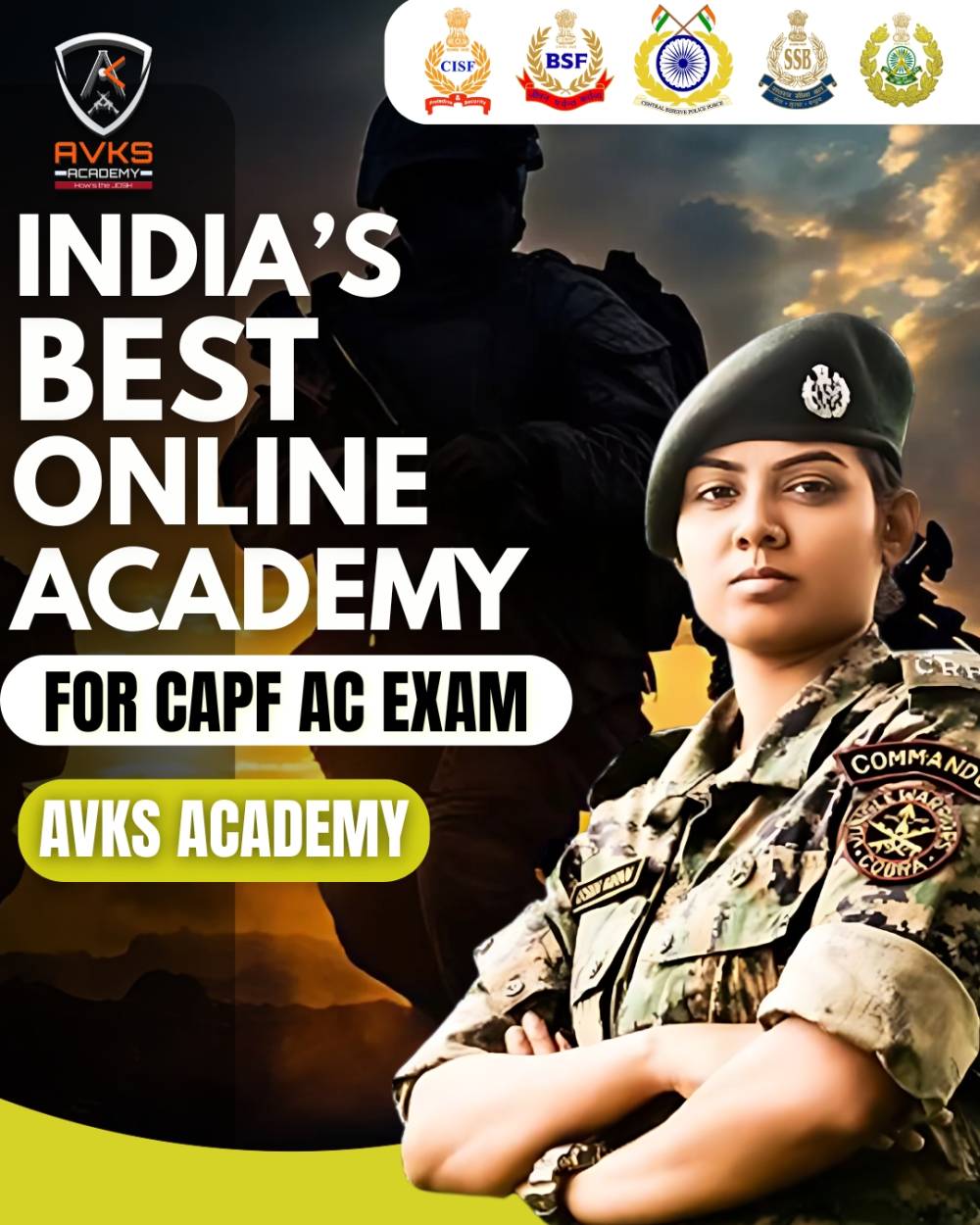 AVKS Academy: The Best Online Academy in India for CAPF AC Preparation