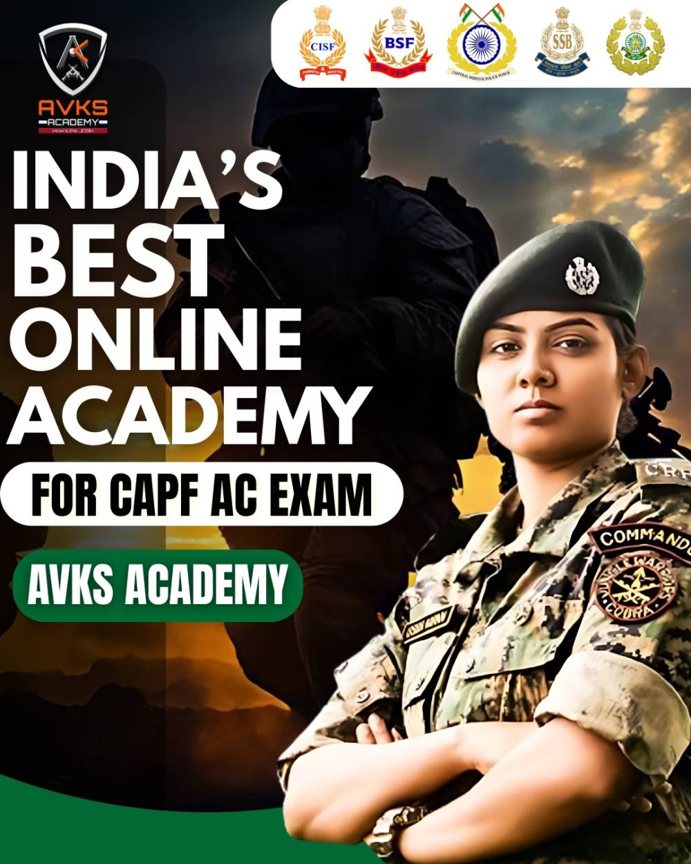AVKS Academy: The Best Online Academy in India for CAPF AC Exam Preparation