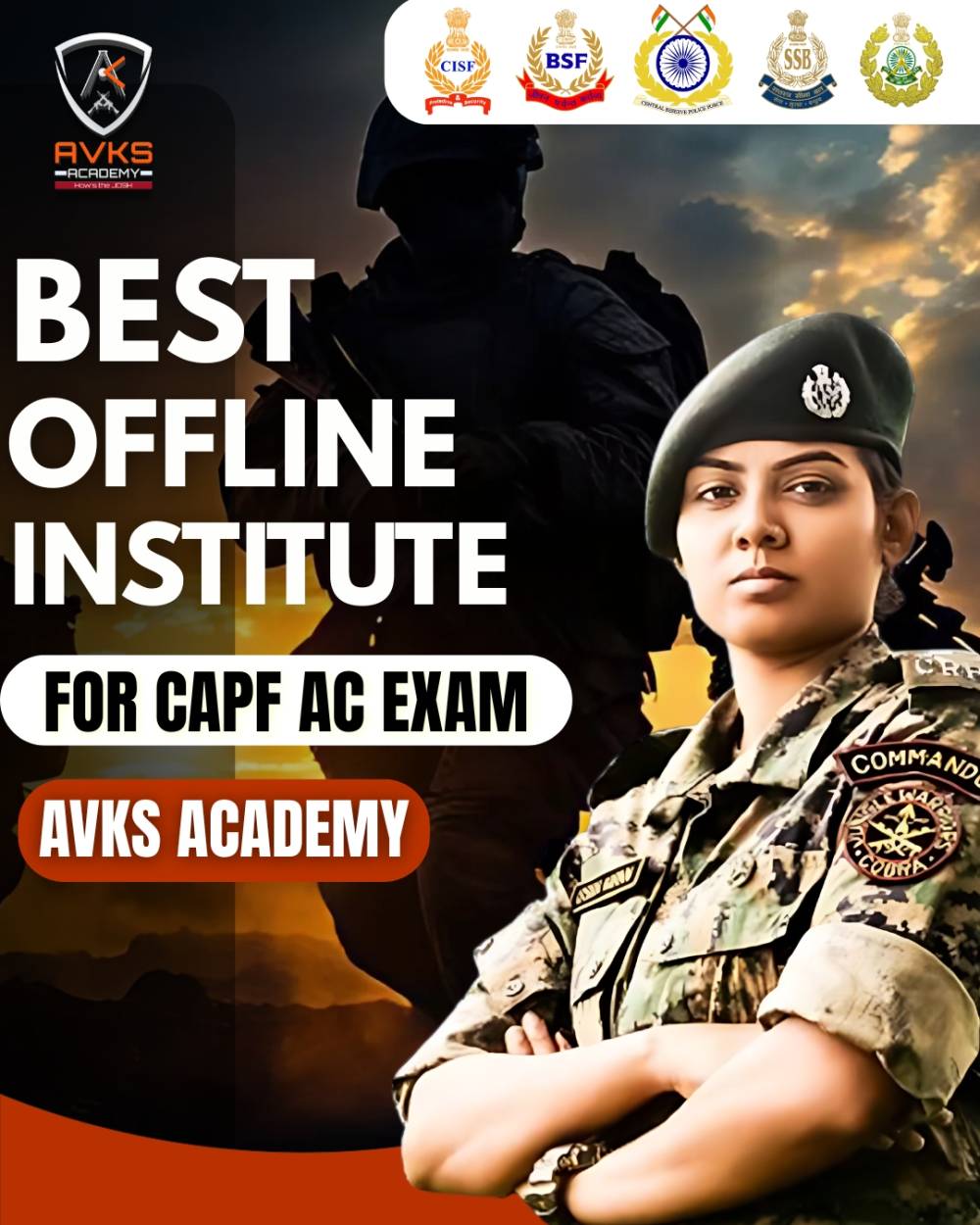 AVKS: The Best Institute for Offline Preparation of CAPF AC Exam