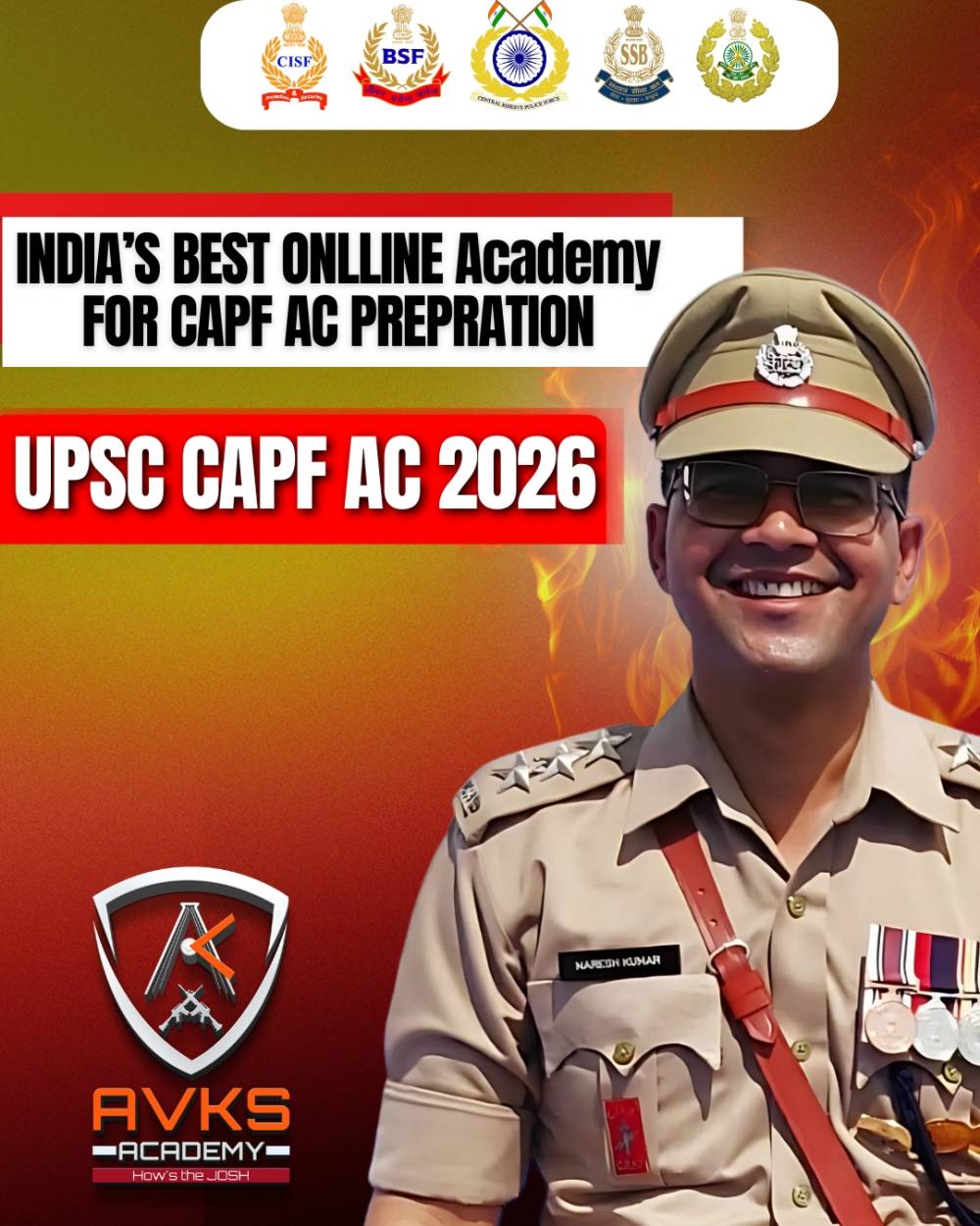 AVKS Academy: The Best Online Preparation Platform in India for the CAPF AC Exam
