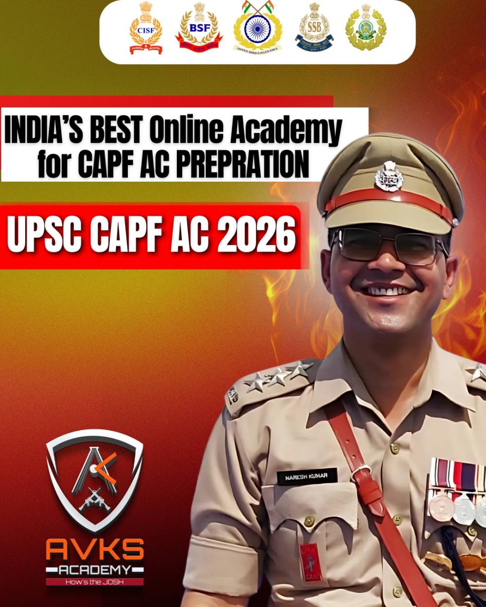 AVKS Academy – The Best Online Academy for CAPF Assistant Commandant Preparation in India
