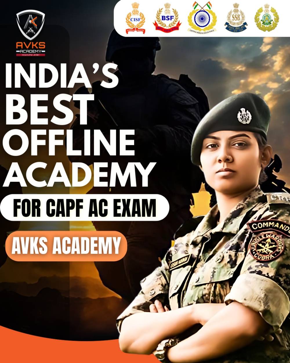 AVKS Academy – The Best Offline Academy for CAPF AC Exam in India