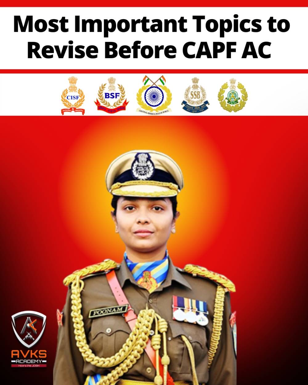 Most Important Topics to Revise Before CAPF AC 2025