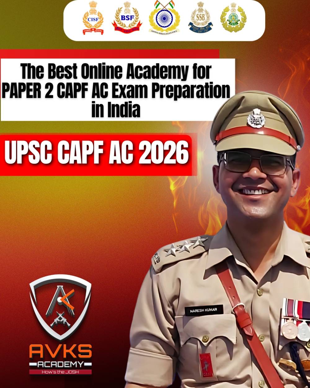 AVKS Academy – The Best Online Academy for CAPF Paper 2 Preparation in India