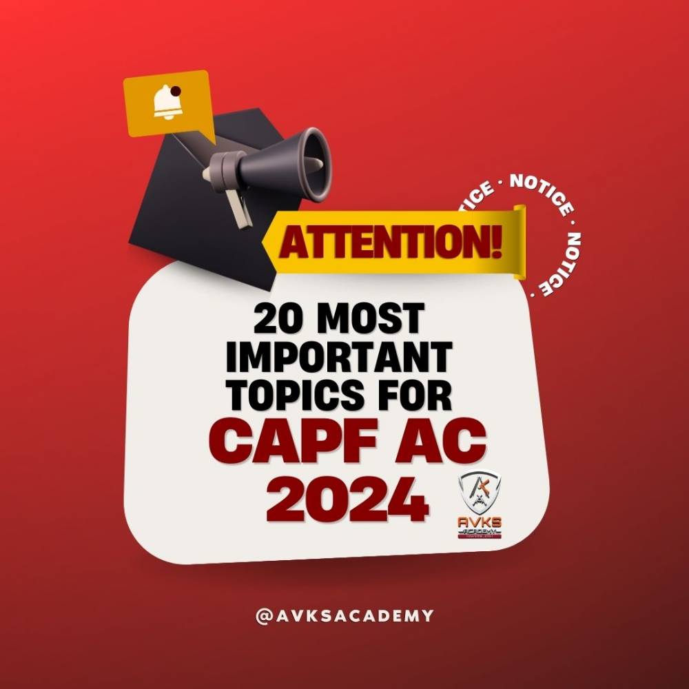 Important Essay Topics For CAPF AC 2024