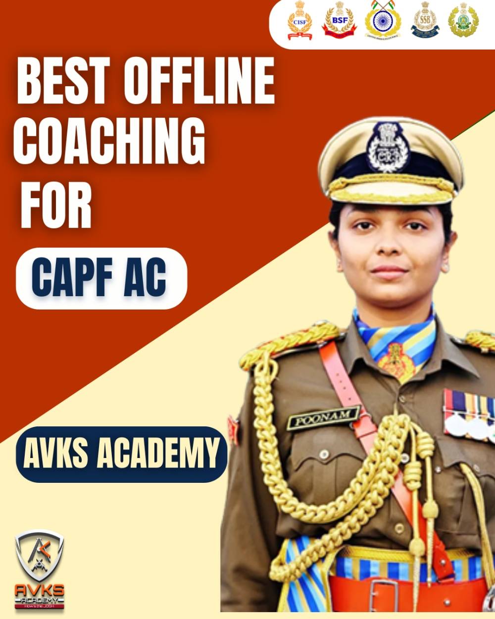 AVKS Academy – The Best Coaching for CAPF AC Preparation in Delhi