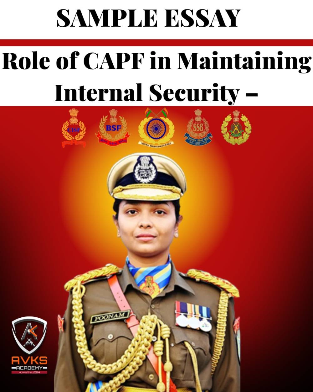 Role of CAPF in Maintaining Internal Security – A Key Essay Topic for CAPF AC Preparation